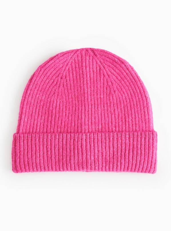 Fuchsia Beanie Hat One Size